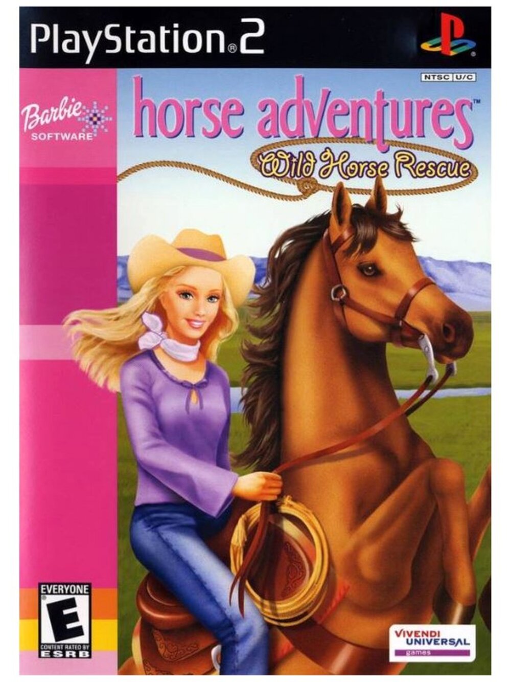 Barbie Horse Adventures Wild Horse Rescue (Sony PlayStation 2, 2003, Y2K, PS2)